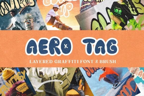 Aero Tag: The Ultimate Graffiti Font for Crafters