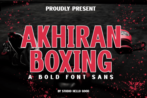 Akhiran Boxing: A Bold Display Font for Editors