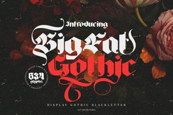 Big Fat Gothic: A Bold Typeface for Editorial Impact