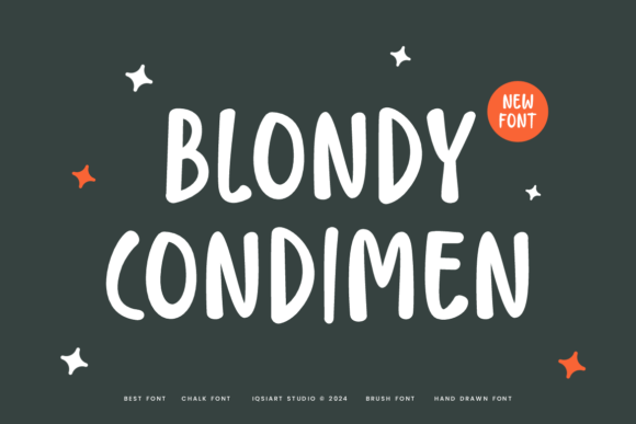 Blondy Condimen: A Bold Marker Typeface Review