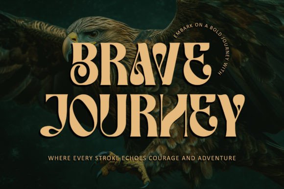 Brave Journey: A Serif Font for Editorial Design