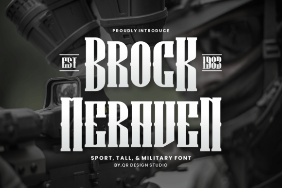 Brock Meraven: A Bold Serif Font for Web Headers