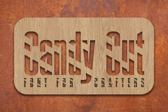 Candy Cut: The Perfect Decorative Font for Makers