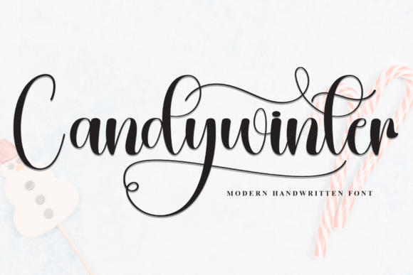 Candywinter Font Review: Bold Handwritten Style