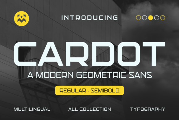 Cardot: A Bold Sans Serif Font for Editorial Design