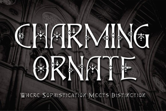 Charming Ornate Font for Crafters
