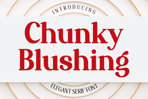 Chunky Blushing Font Review for Brand Design