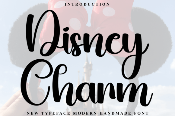 Disney Charm: A Playful Typeface for Branding