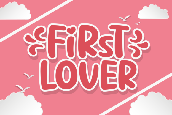 First Lover Font: Bold Script for Makers