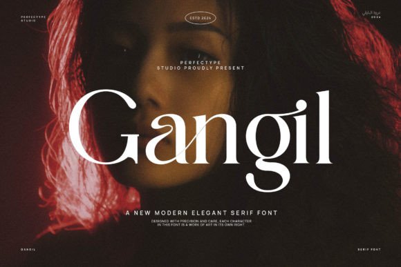 Gangil Font: Bold Serif for Branding