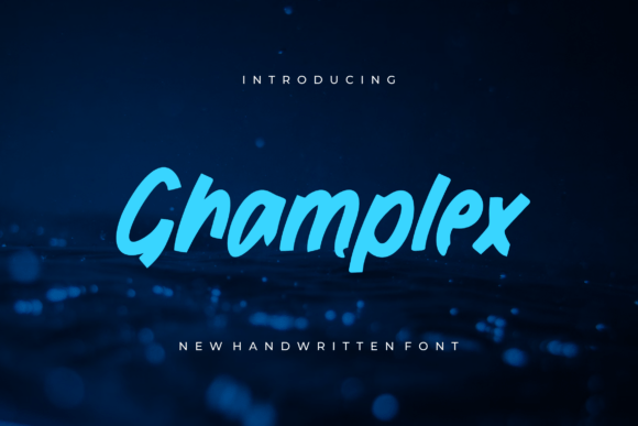 Ghamplex: A Bold Handwritten Typeface for Warm Branding