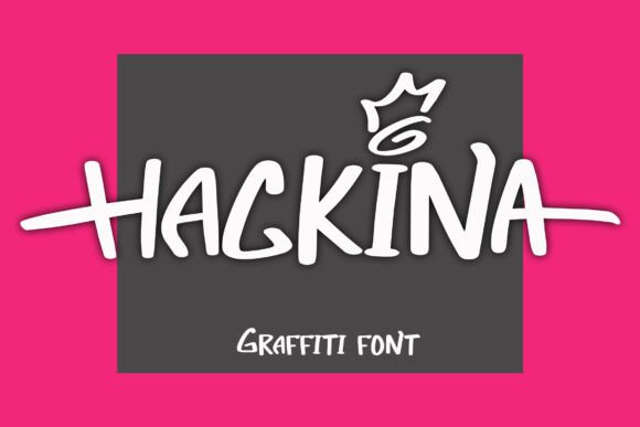 Hackina Font: Bold Graffiti Style for Editorial Design