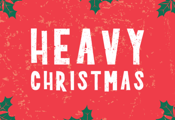 Heavy Christmas Font: Bold Branding for Small Business