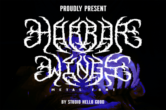 Horror Wing Font for Bold Web Design