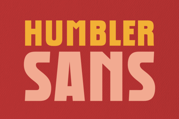 Humbler Sans: A Bold Typeface for Editorial Impact