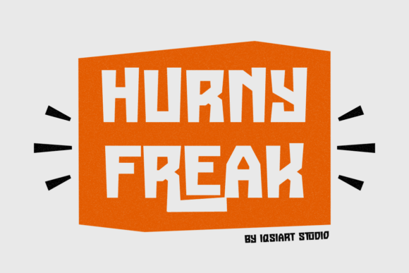 Hurny Freak: The Bold Typeface Your Brand Needs