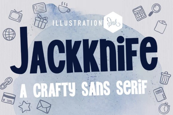 Jackknife Font: Bold Sans Serif for Social Media