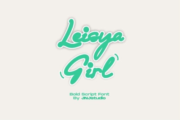 Leisya Girl Font: Bold Script for Branding