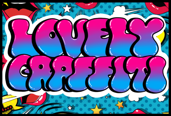 Lovely Graffiti Font for Bold Crafts