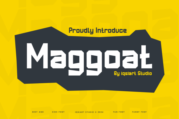 Maggoat: A Playful Sans Serif Font for Editors