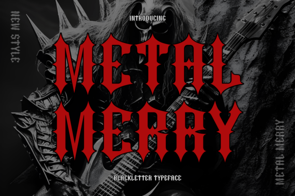 Metal Merry: A Bold Blackletter Font for Makers