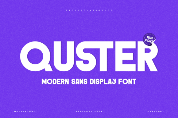 Quster: A Bold Sans Serif Font for Modern Web Design