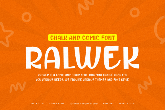Ralwek: A Playful Comic Typeface for Web Design