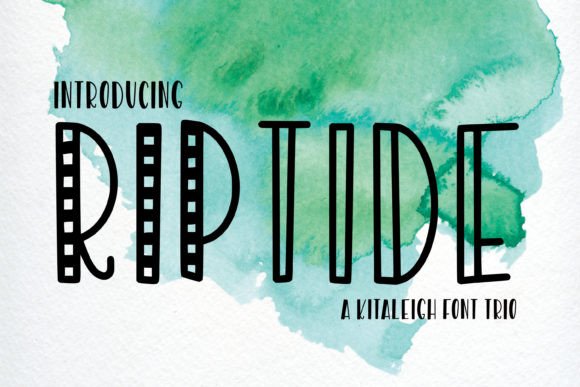 Rip Tide Font: Bold Type for Campaigns