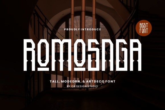 Romosnga: A Bold Blackletter Font for Crafters