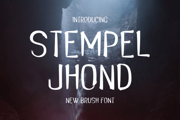 Stempeljhond: The Brush Font That Elevates Brand Identity