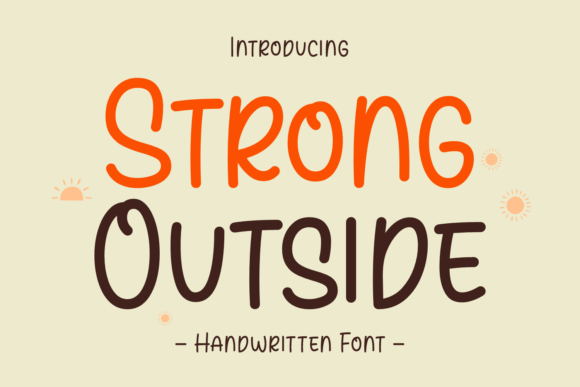 Strong Outside: A Handwritten Font for Editorial Impact