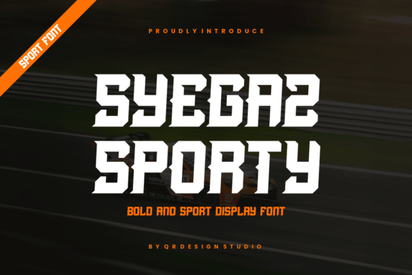 Syegaz Sporty: A Bold Typeface for Branding