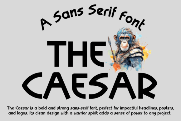 The Caesar Font: A Bold Typeface for Branding