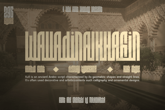 Walladinalkhafin: A Bold Arabic Typeface for Editorial Design