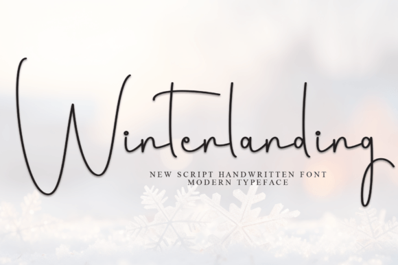 Winterlanding Font: Bold Script for Web Headers